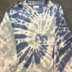 Tie Dye American Eagle Crewneck